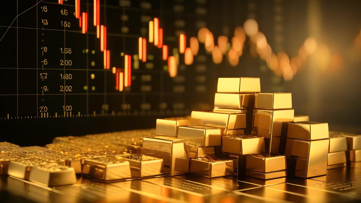 Biểu đồ giá vàng biến động
