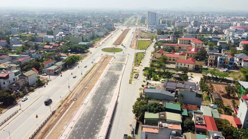 Thực trạng tuyến đường 68m Phủ Lý đang được đẩy nhanh tiến độ thi công ngày đêm