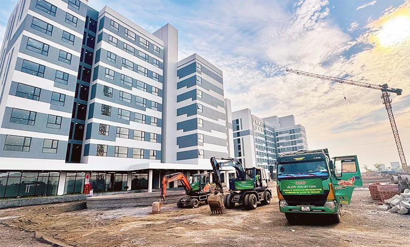 Toàn cảnh một khu nhà ở xã hội Hà Nam mới hoàn thiện
